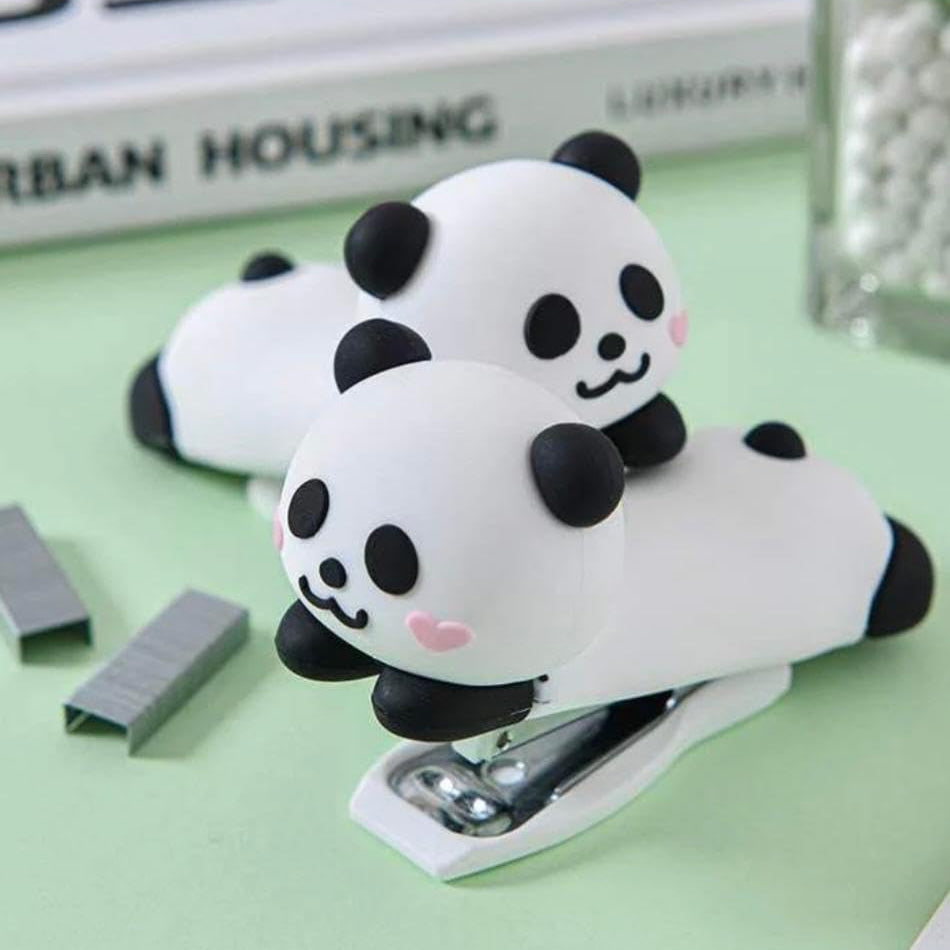 Cute Cartoon Mini Stapler | Panda, Astronaut & Mermaid