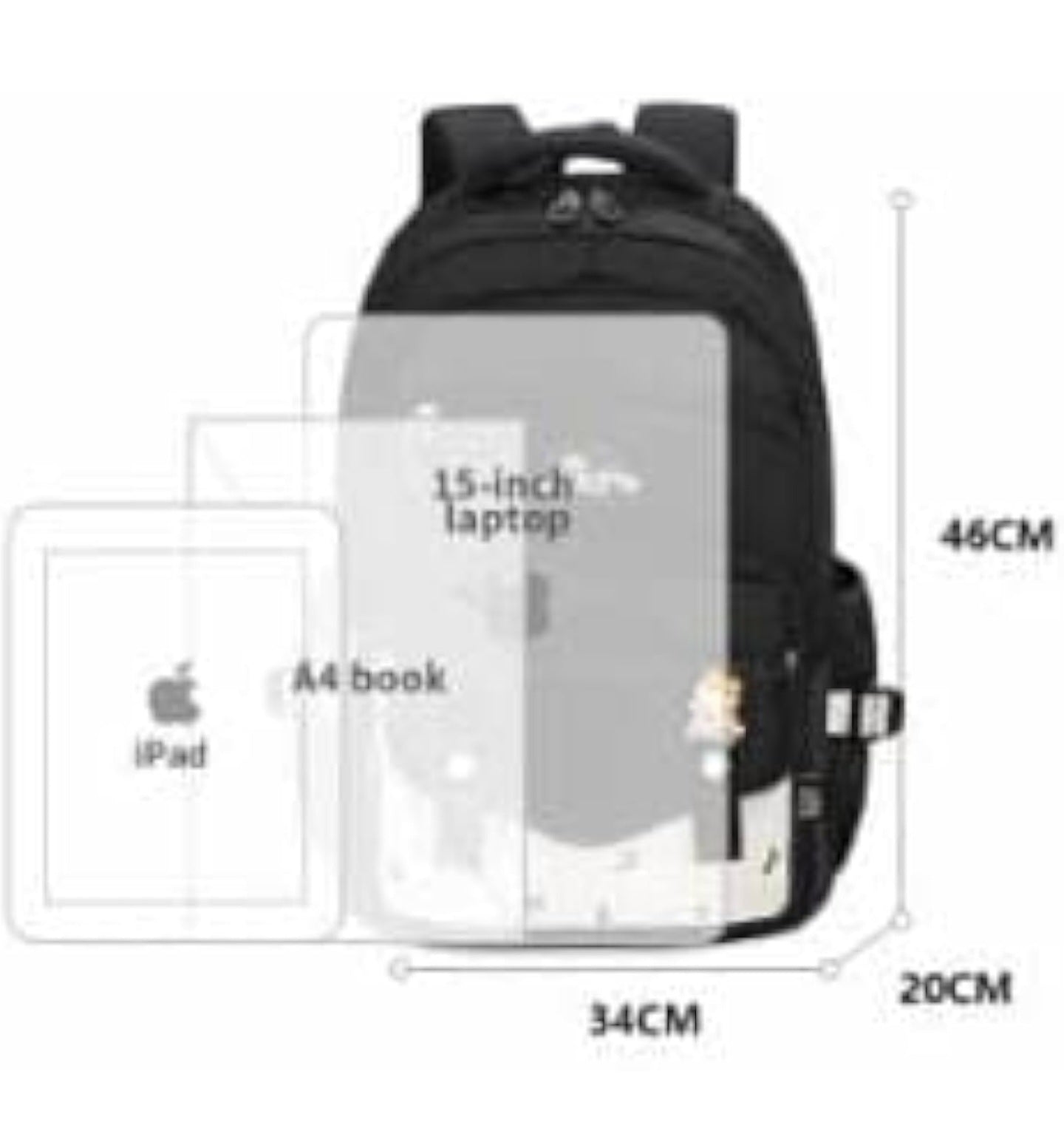 Multi-Compartment Kids Backpack | Waterproof School Bag with Laptop Space.              [9 years& above]