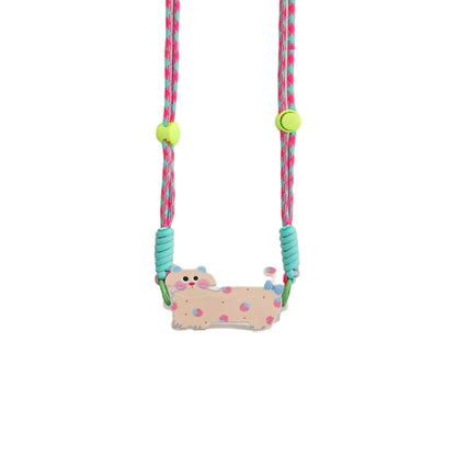 Cute Kitty Crossbody Phone Strap | Kawaii Braided Phone Lanyard