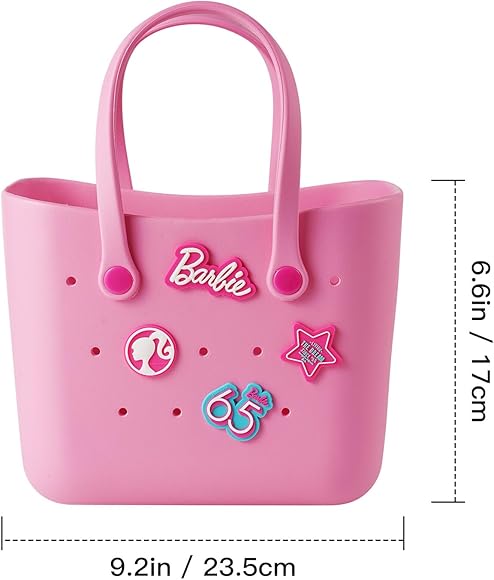 Barbie Charm Tote Bag - Miniso