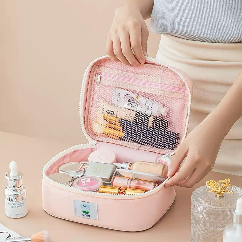 PASTEL COLOUR COMPACT SIZE MULTI-UTILITY KIT POUCHES.