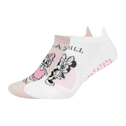 Disney Minnie Mouse Women’s Crew Socks – 2Pair Gift Set [Yoga Socks]