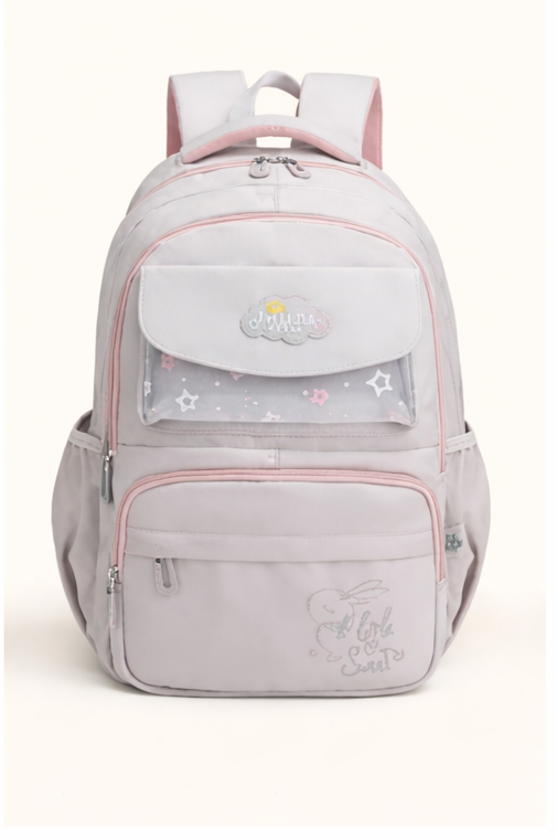 PeiLiJIA Premium Kids School Backpack 18 Inch | Large Capacity Aesthetic Bag with Multi Pockets (4 Colours)