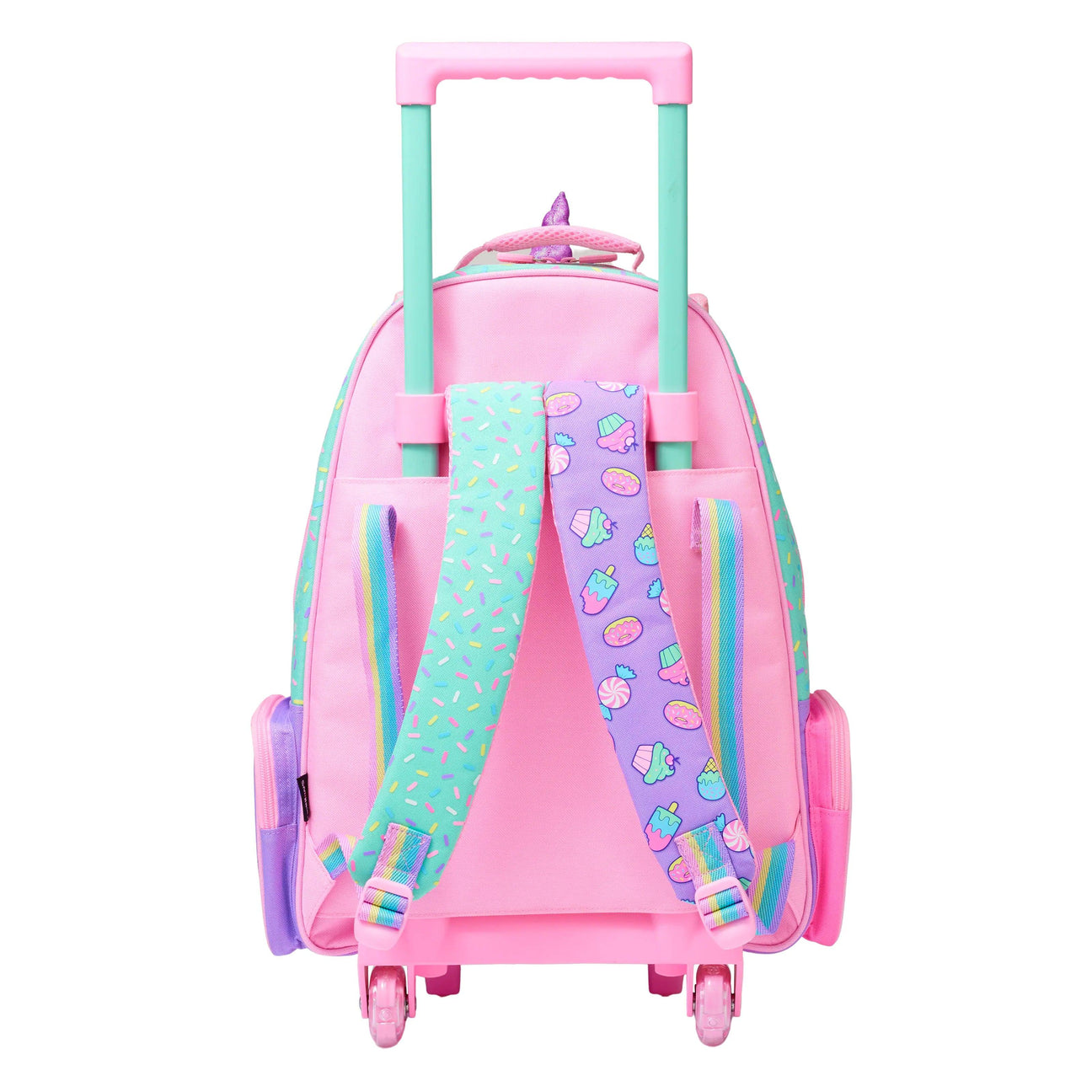 Smiggle Kids Trolley School Backpack Unicorn Pink