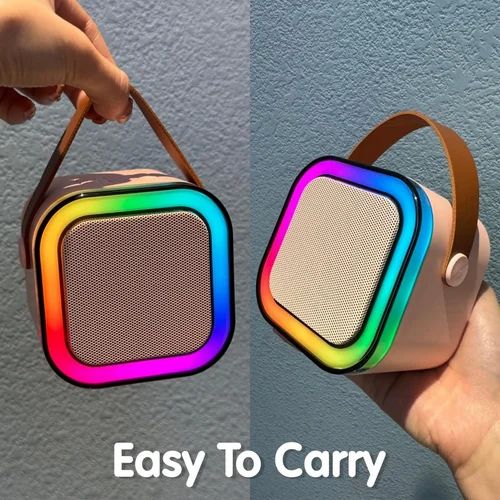 Portable Bluetooth Speaker with Wireless Microphone