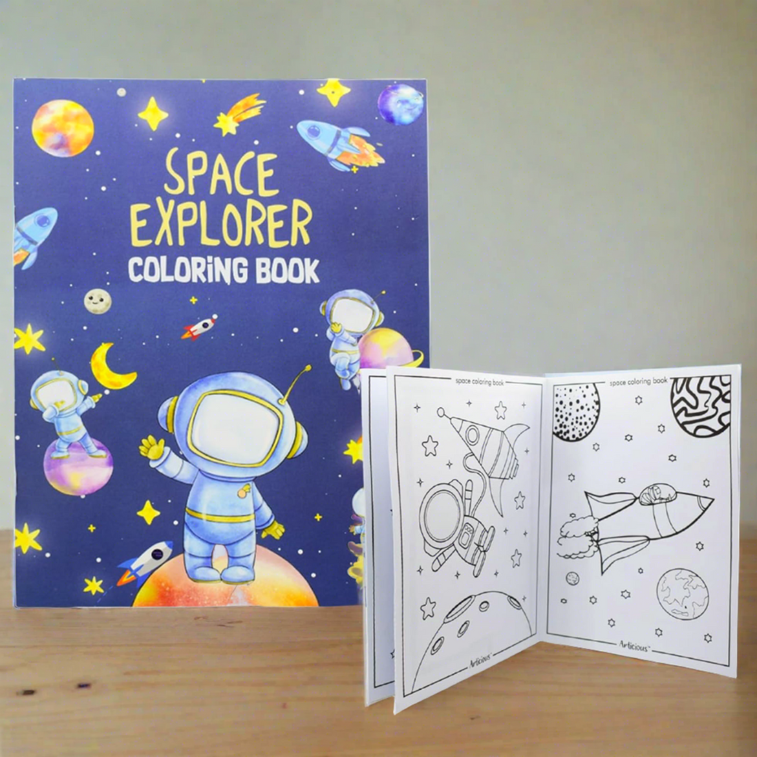 Big Colouring Book [Frozen, Space, Unicorn]