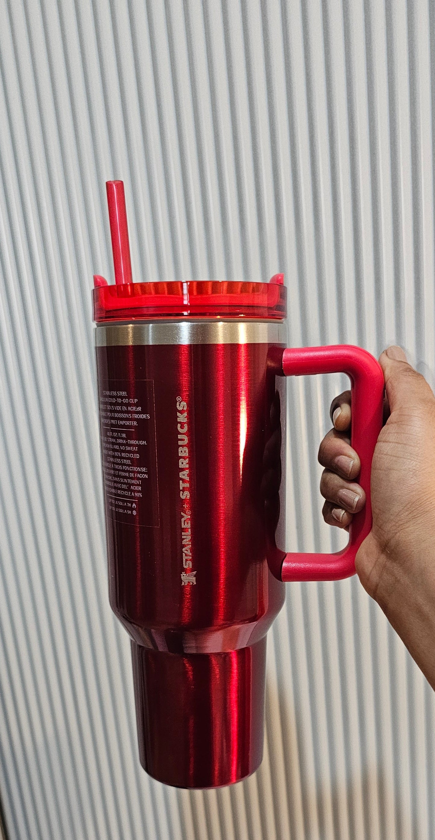 Starbucks x Stanley Limited Edition FlowState™ Tumbler – Rose Red | 40oz (1.88L)