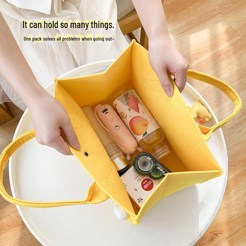 Felt Tote Bag with Thickened Handle |Organiser | Picnic Bag.