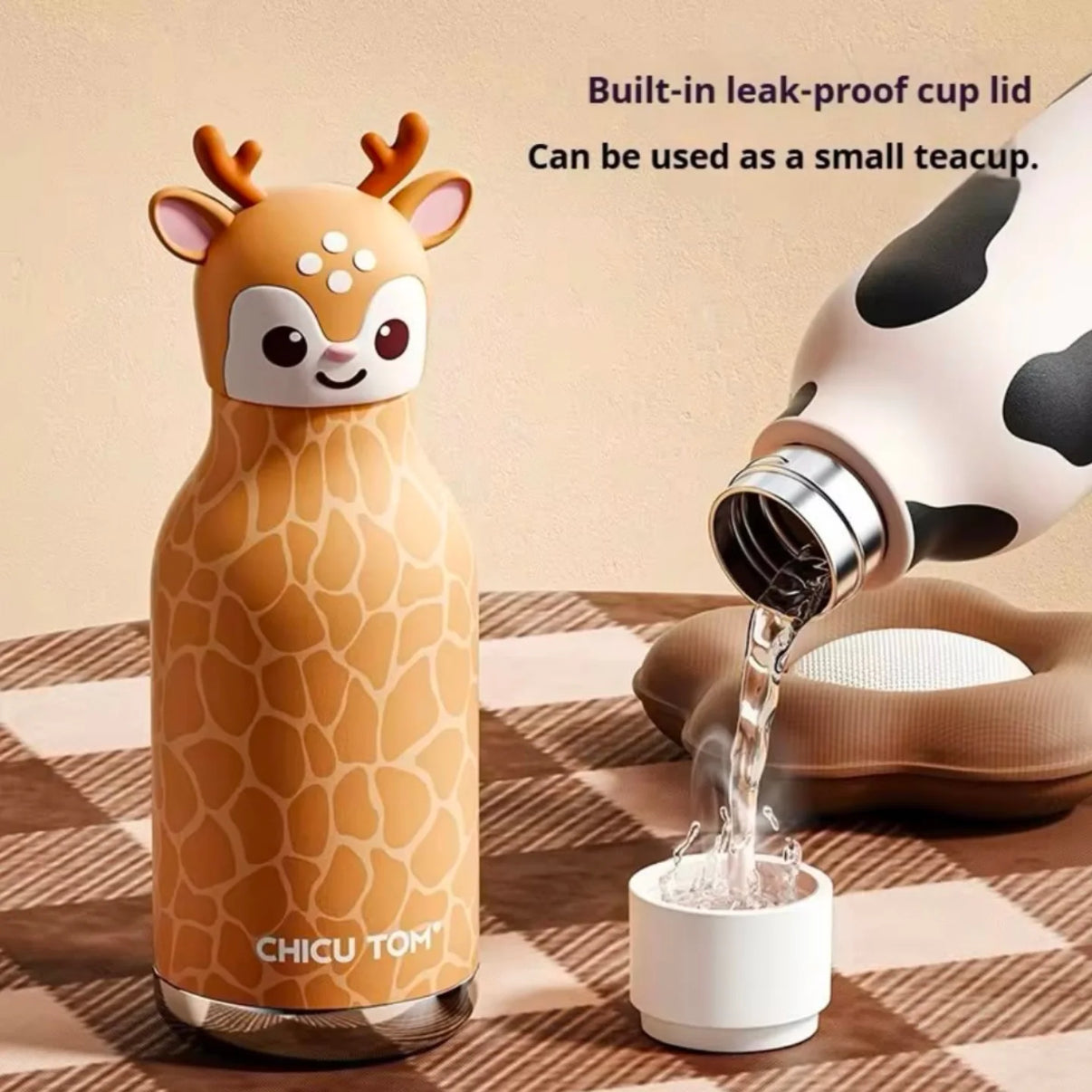 Chicu Tom - 3D Animal Steel Bottle