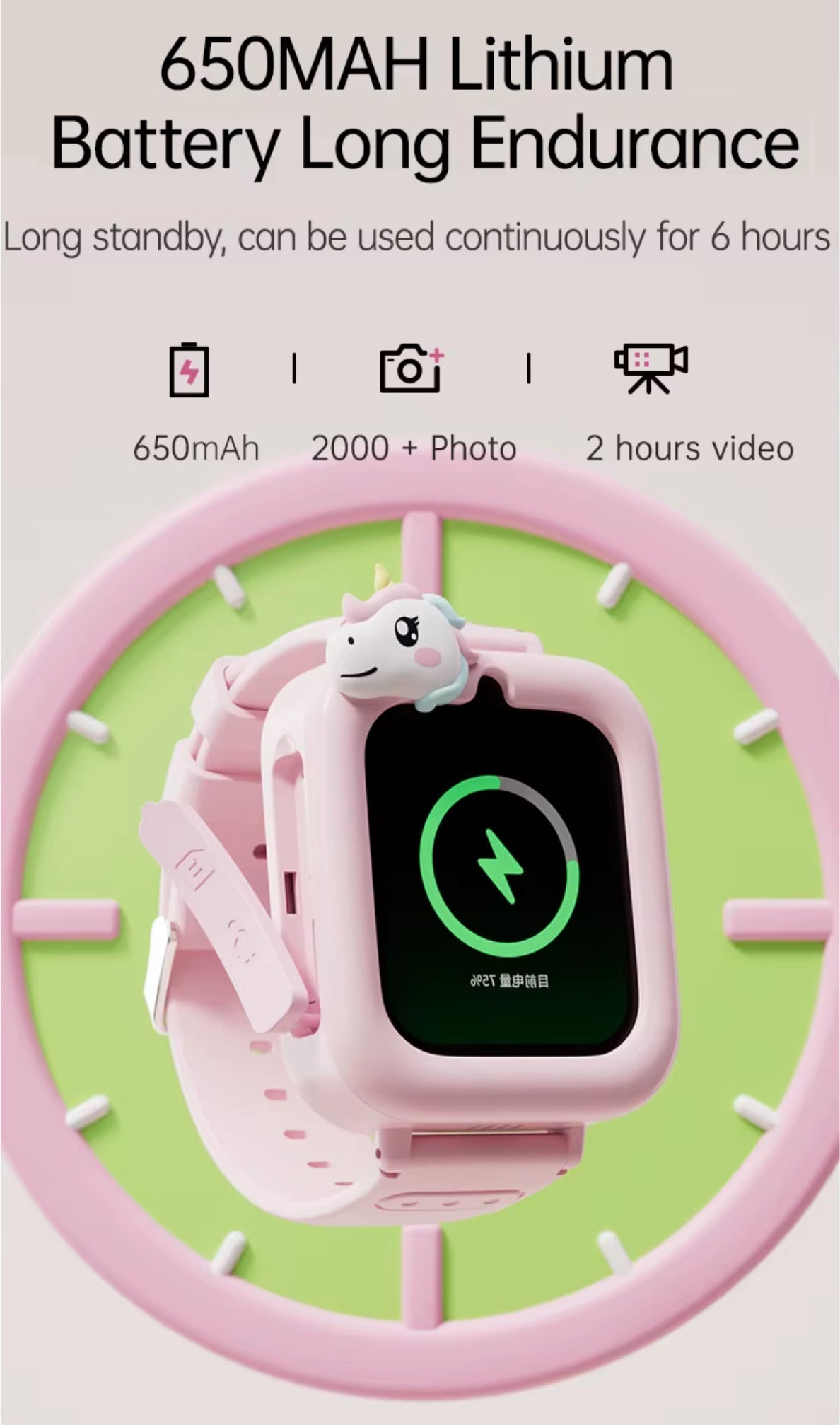 KOOOL Kids Smart Watch with Games & Camera