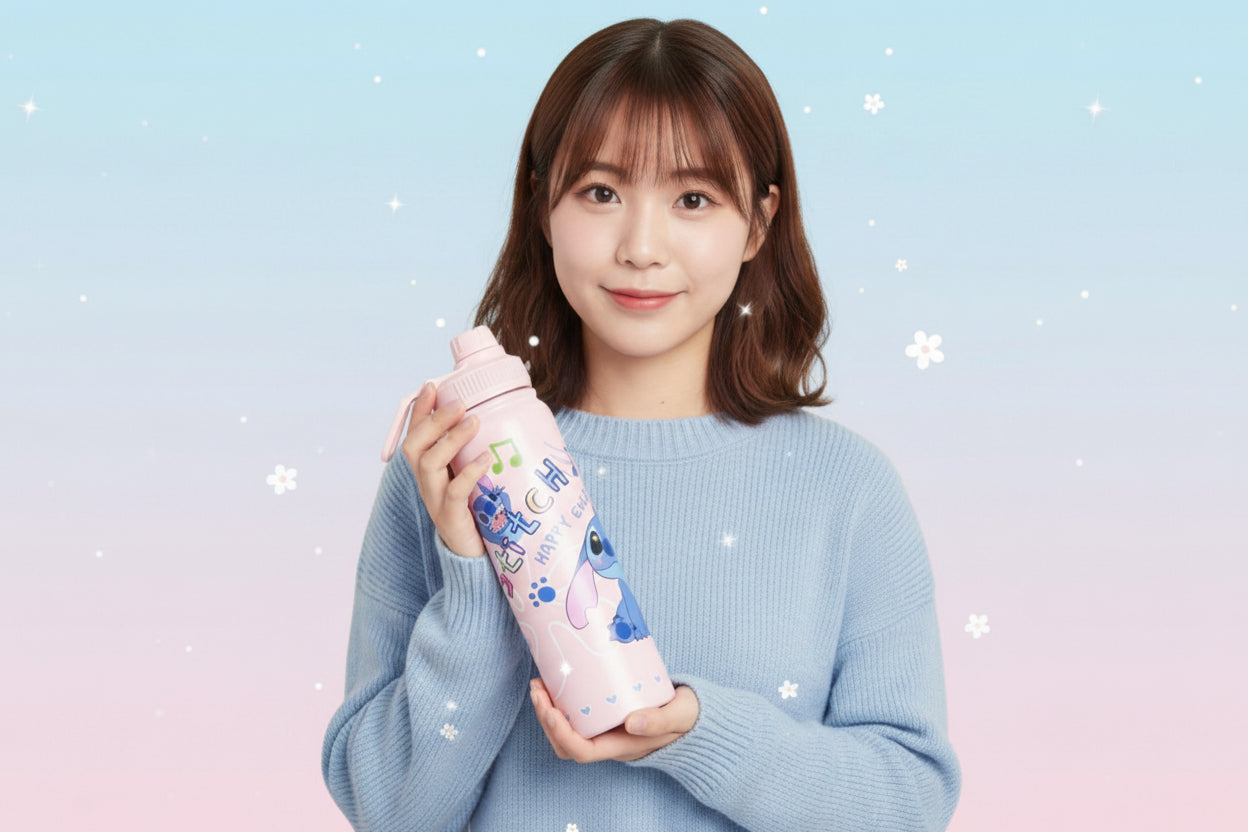 Stitch Insulated Steel Bottle. [800ml]
