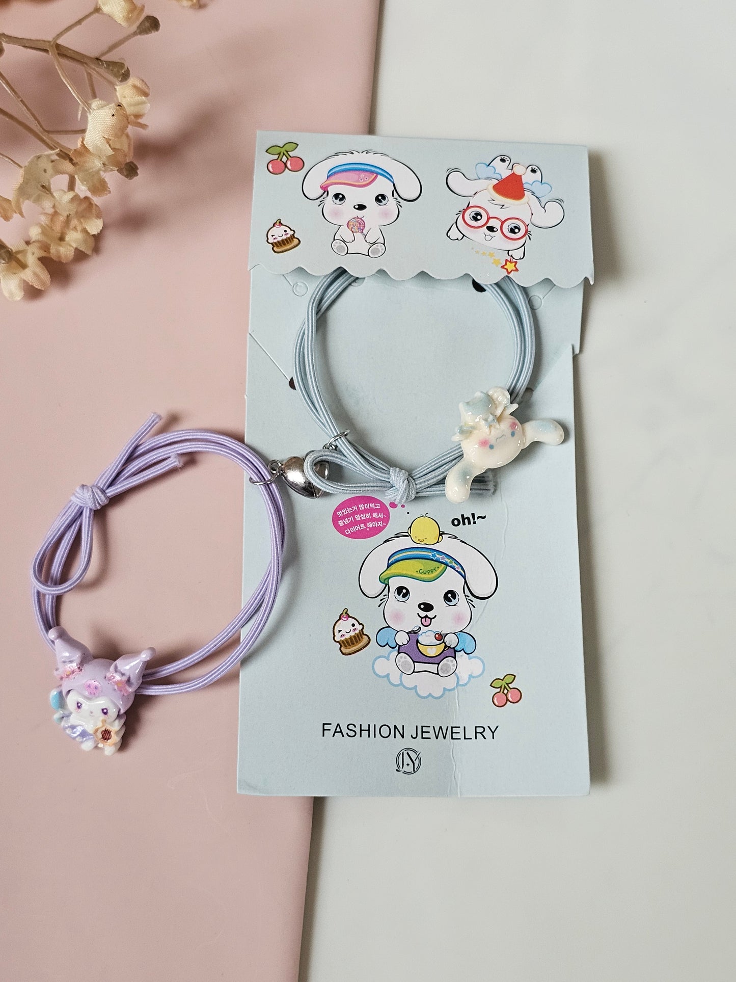 Magnetic Friendship Bands (Set of 2) | Cute Matching Bracelets for Best Friends