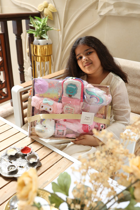 Rakhi Hamper for Sister/Niece | Kids Rakhi Premium Hamper.