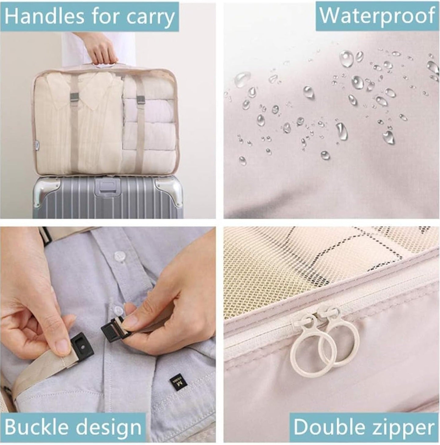 Luggage Organiser [Pack of 7]