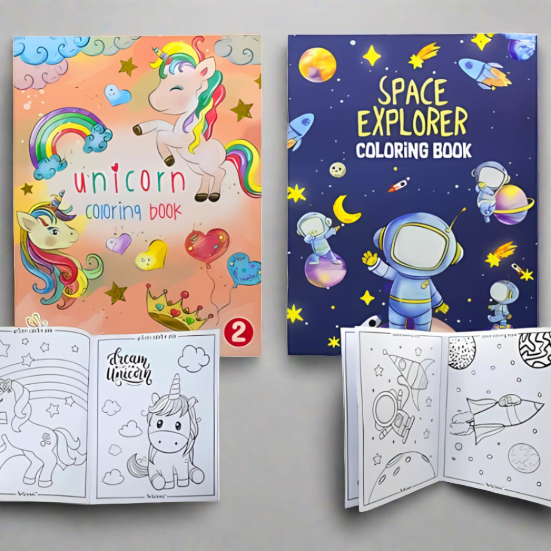 Big Colouring Book [Frozen, Space, Unicorn]