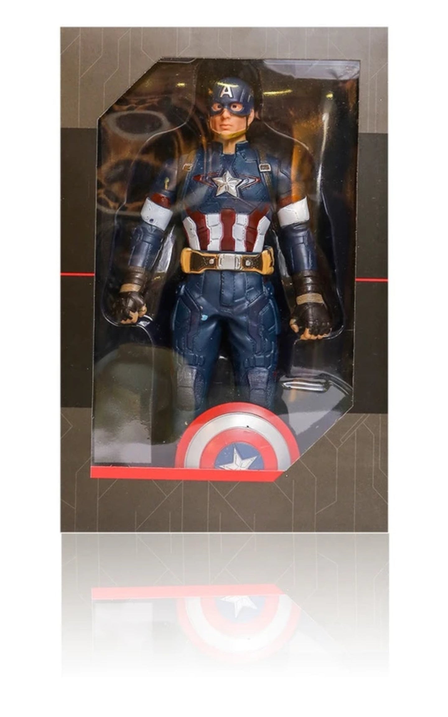 Captain America Toys Superhero Marvel Avengers Action Figure Toys (Blue)