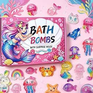 Bath Bomb Gift Set -Colorful  Bath Bomb Gift for Relaxing Bath