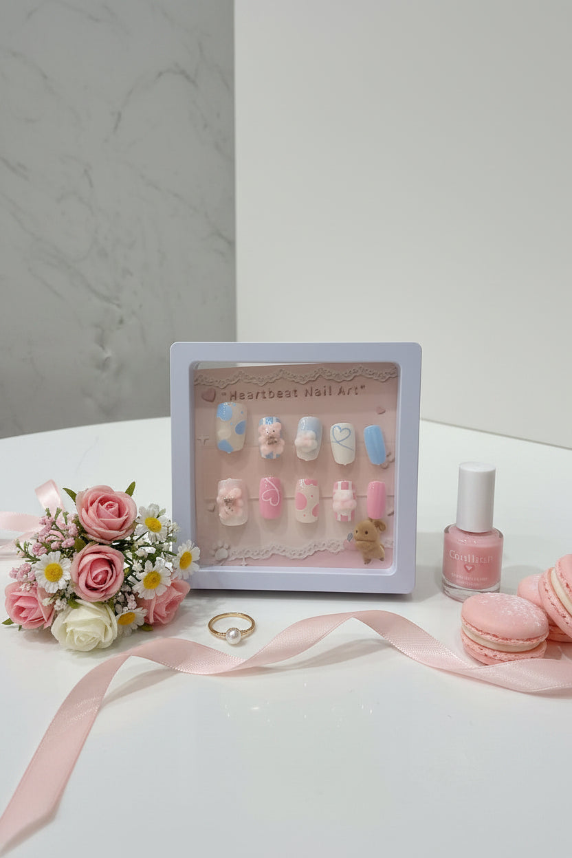 Aesthetic Press-On Nails for Kids.
