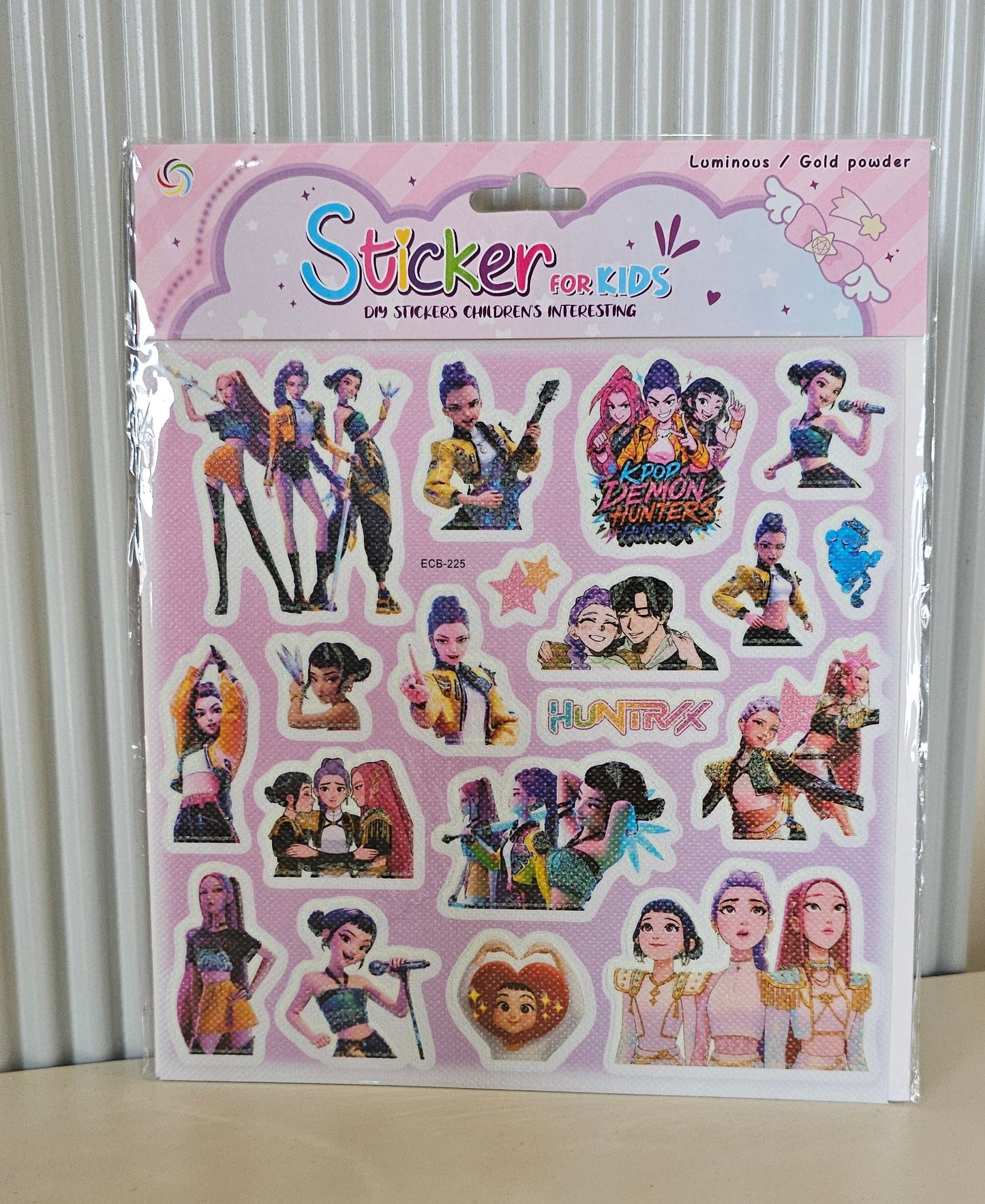 K-Pop Demon Hunter DIY Sticker Sheet | Cute Aesthetic Stickers for Kids & Teens