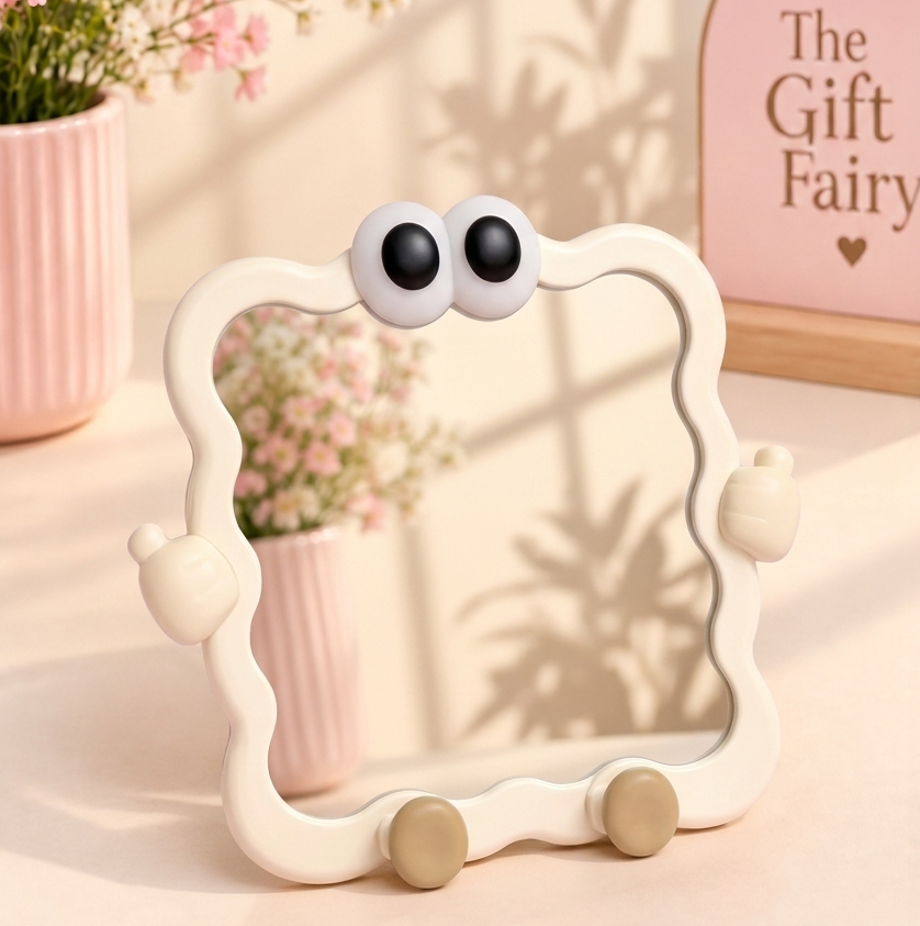 Tabletop Mirror | Portable Desktop Vanity Mirror for Makeup & Grooming