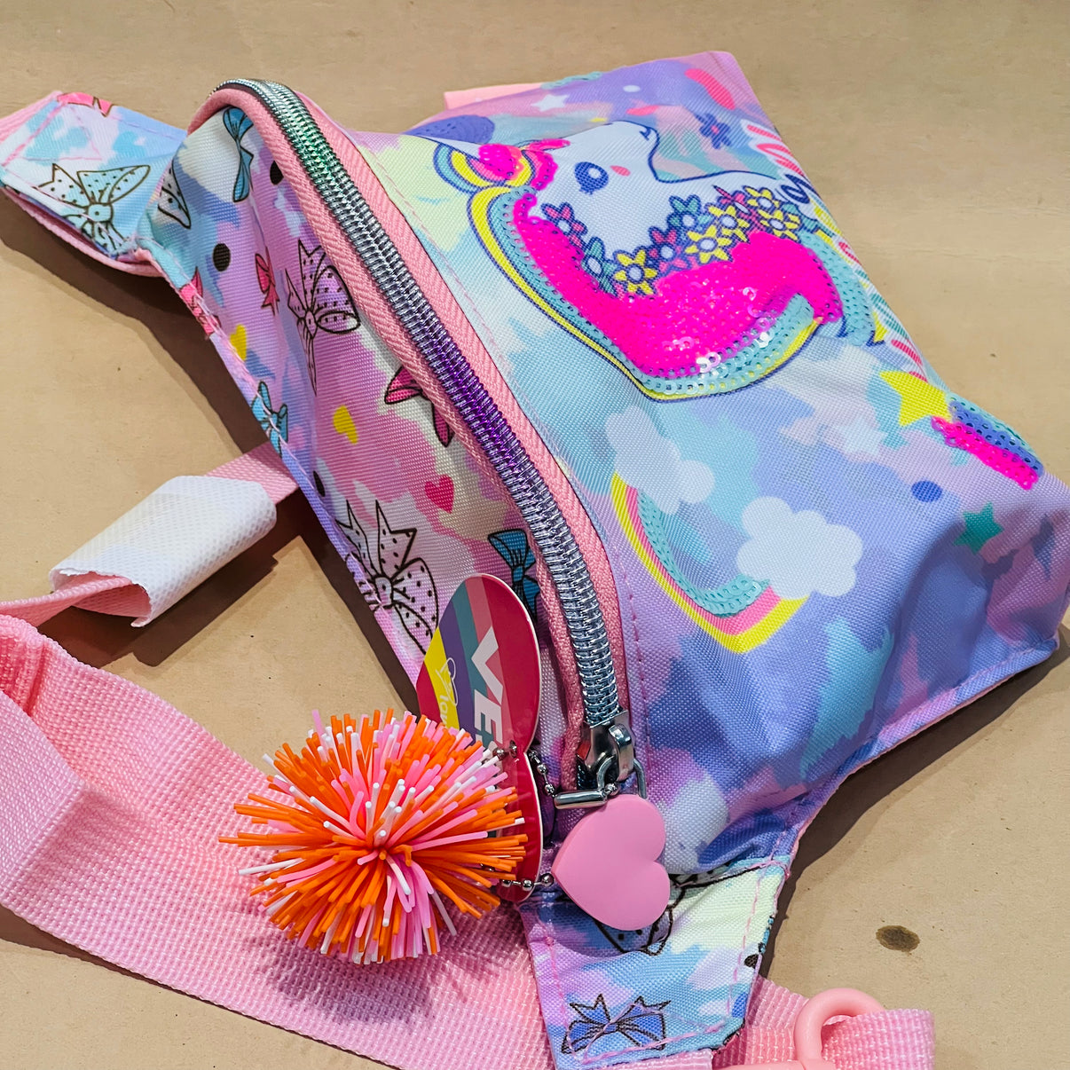 Vest Kids Cartoon Waist/Crossbody Bag.