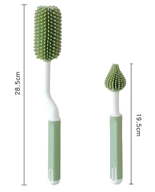 Silicone Bottle Cleaning Brush Set.