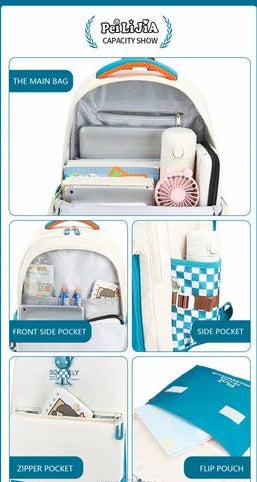 Multi-Compartment Kids Backpack | Waterproof School Bag with Laptop Space.          [9-14 years]
