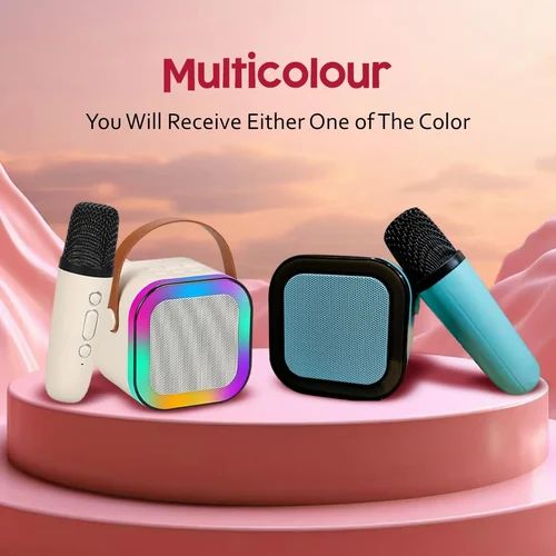 Portable Bluetooth Speaker with Wireless Microphone