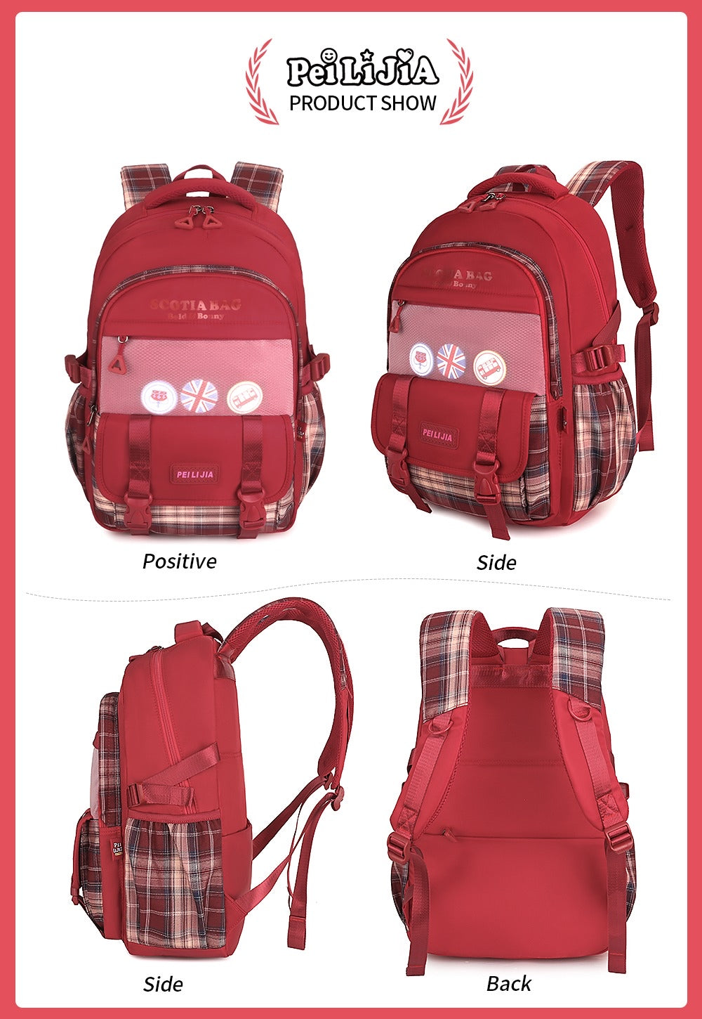 Scotia Luxury School Bags. [18inches]