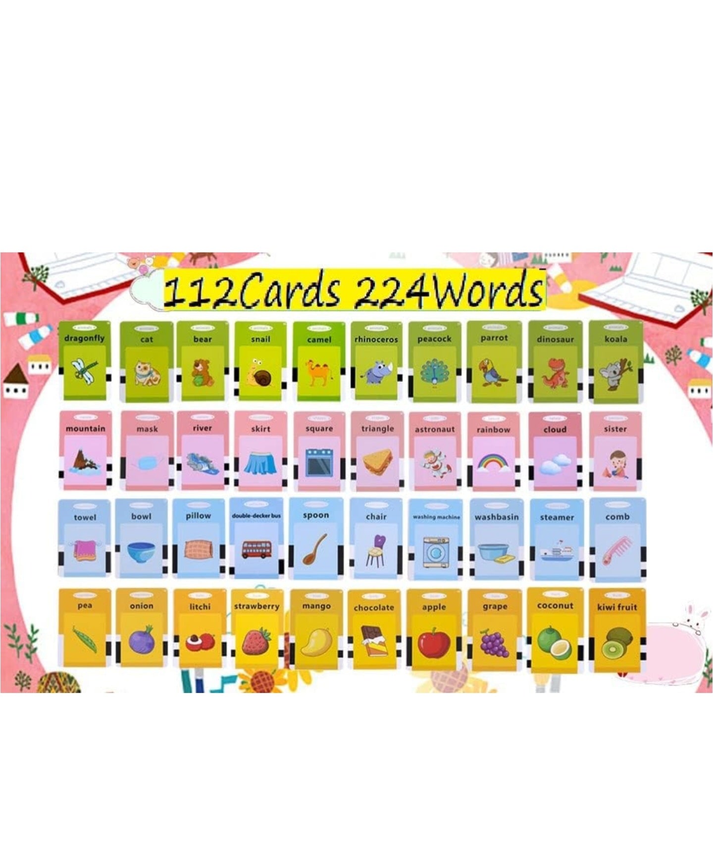 Kids Talking Flash Card Learning Toy with Audio.