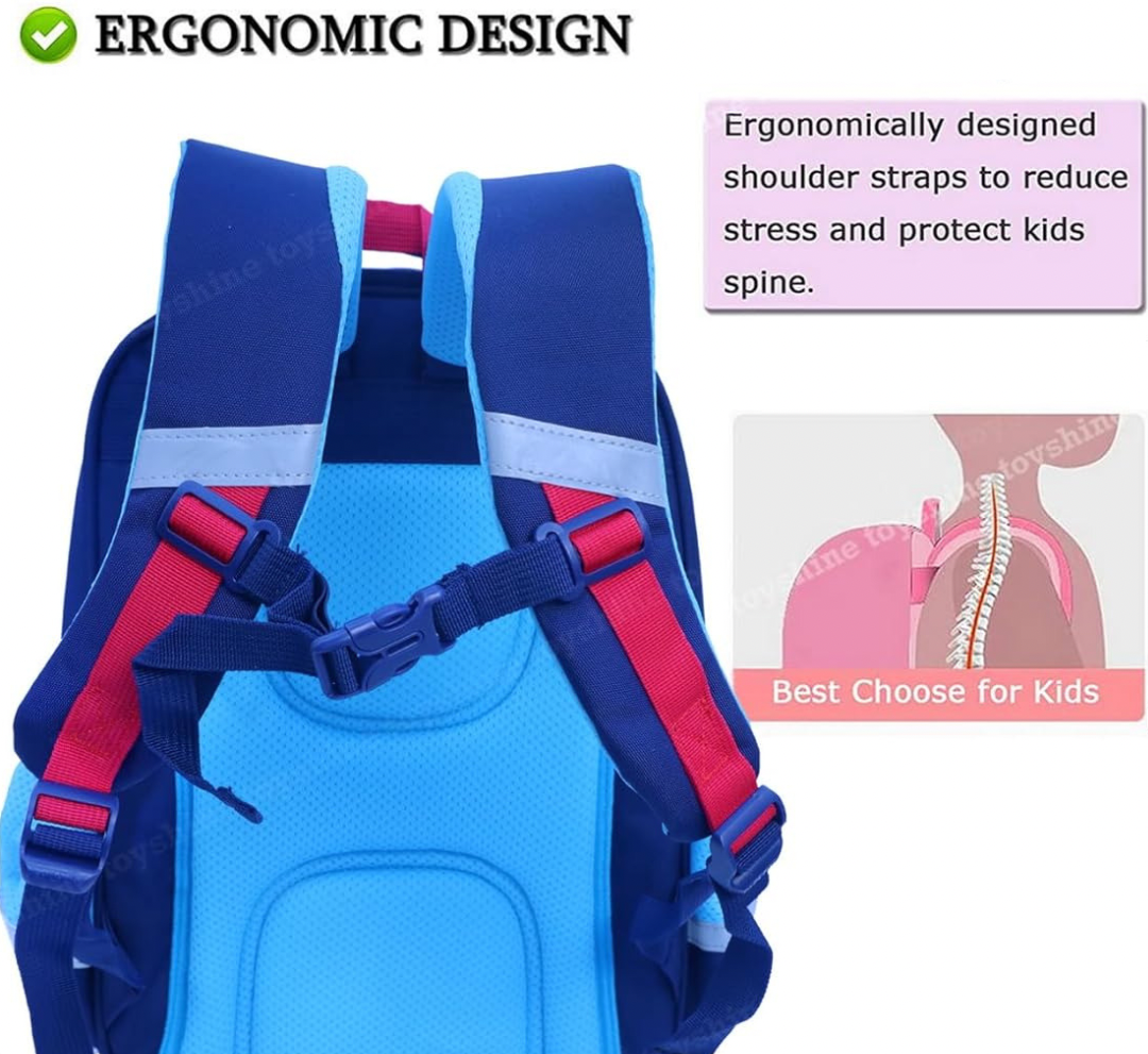 Kids Premium School Bag - 16” with Air Cushion.