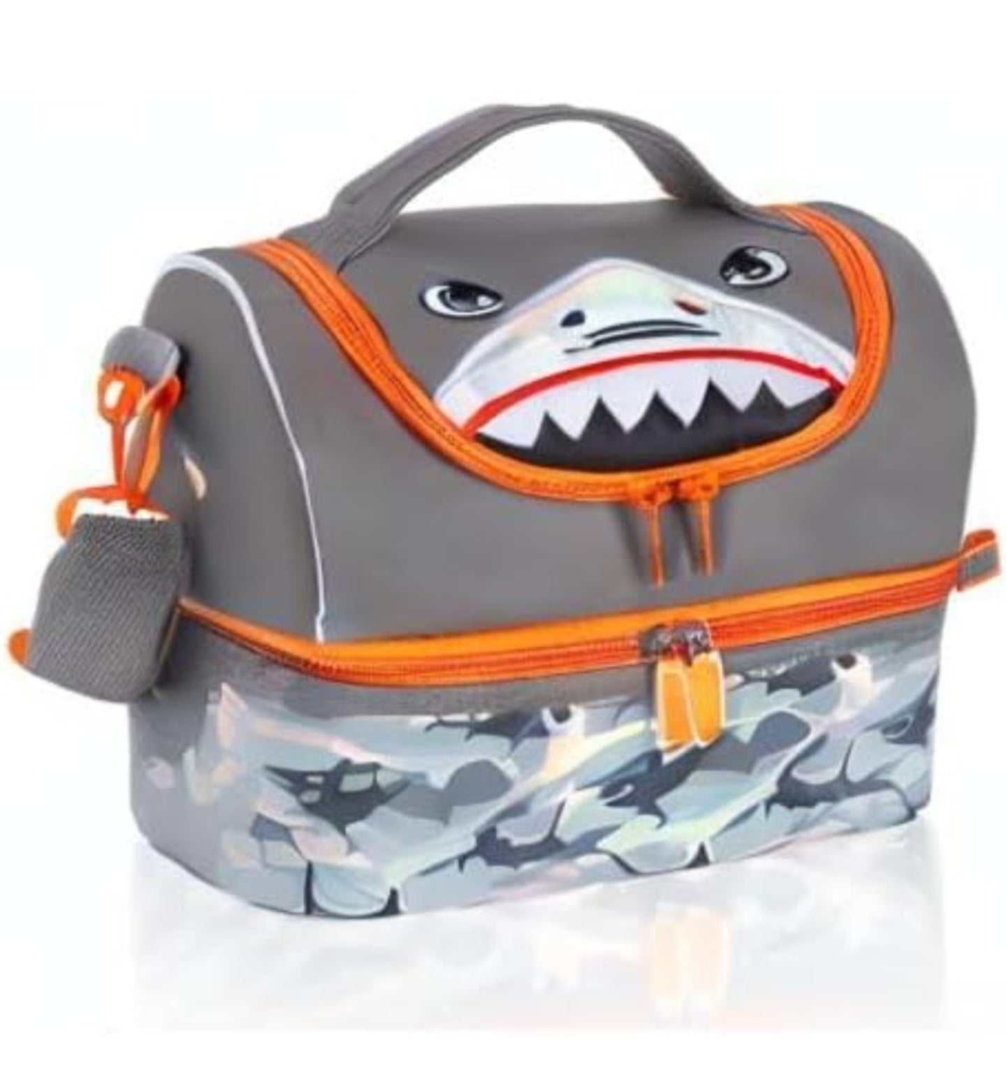 VEST Insulated Double Deck Lunch Bag. [SHARK]