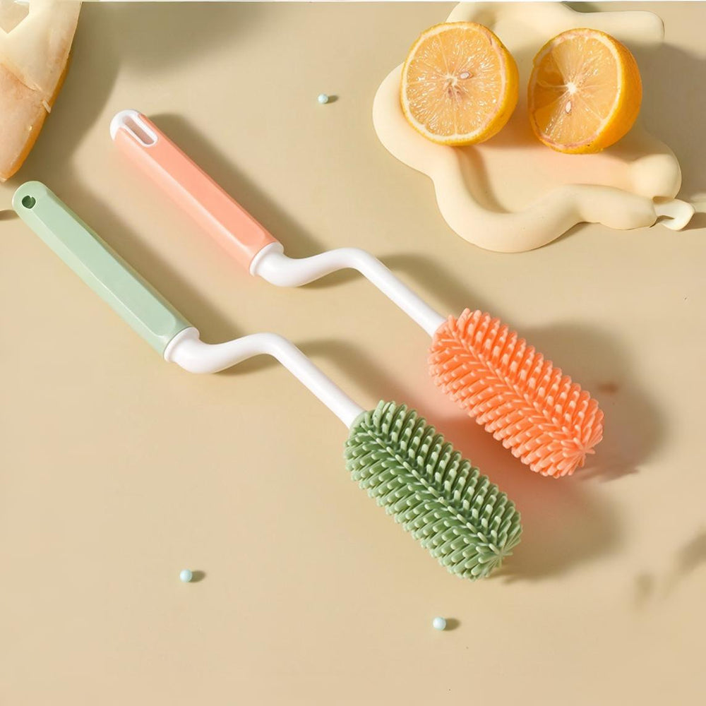 Silicone Bottle Cleaning Brush Set.