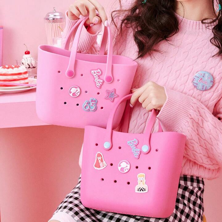 Barbie Charm Tote Bag - Miniso