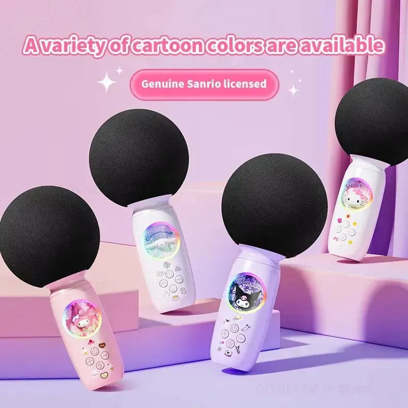 Sanrio HD Wireless Karaoke Microphone with Bluetooth Speaker