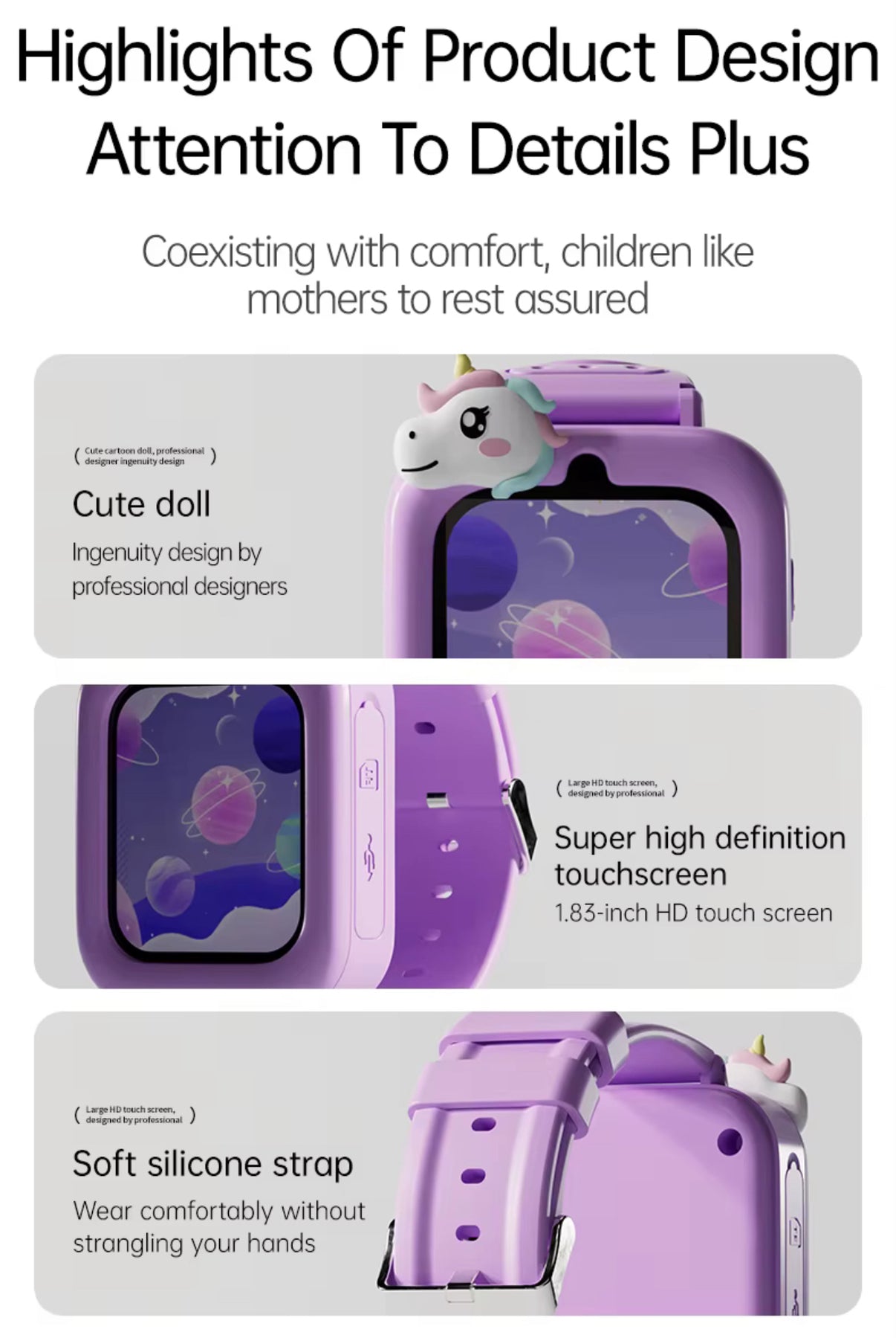 KOOOL Kids Smart Watch with Games & Camera