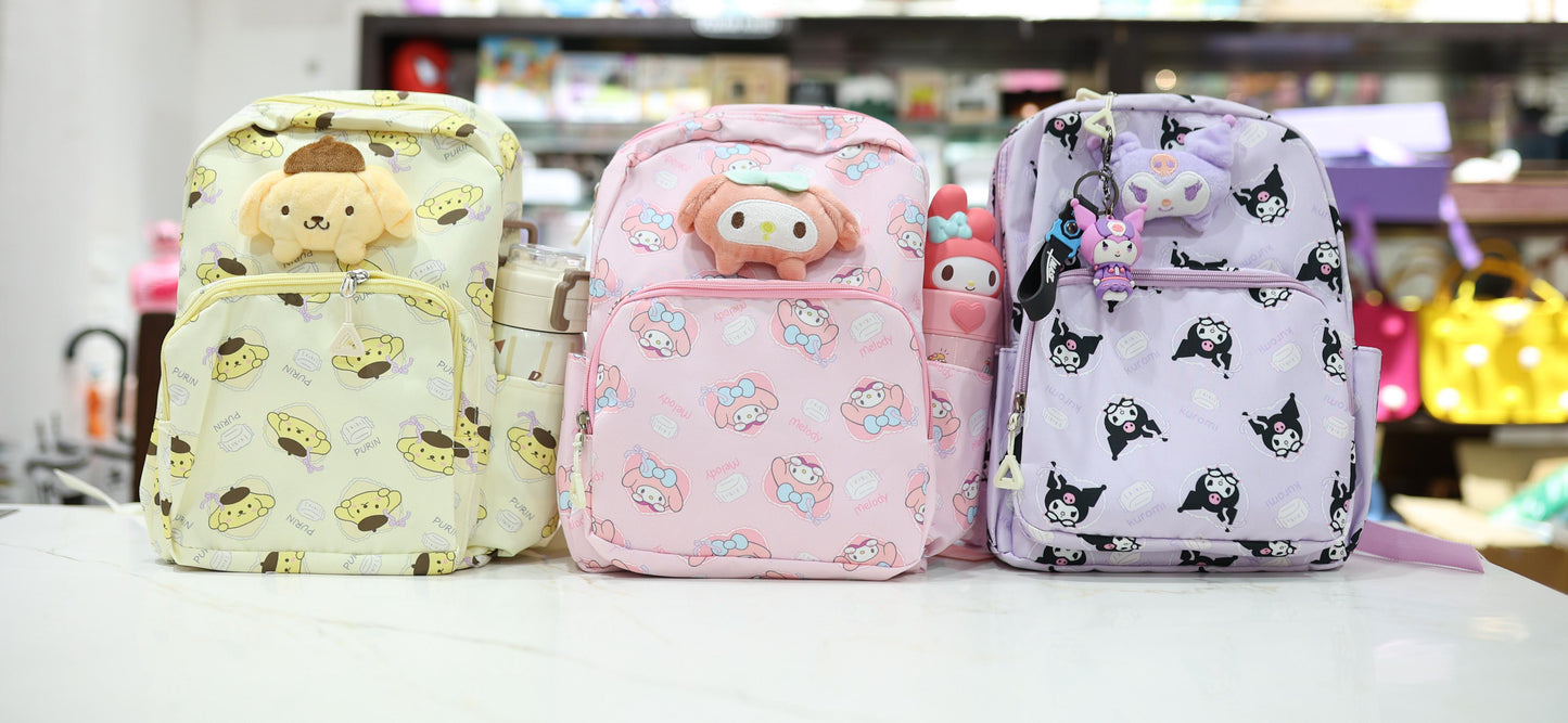 Sanrio Character Preschool Backpack – Lightweight 12*10" Kids Bag