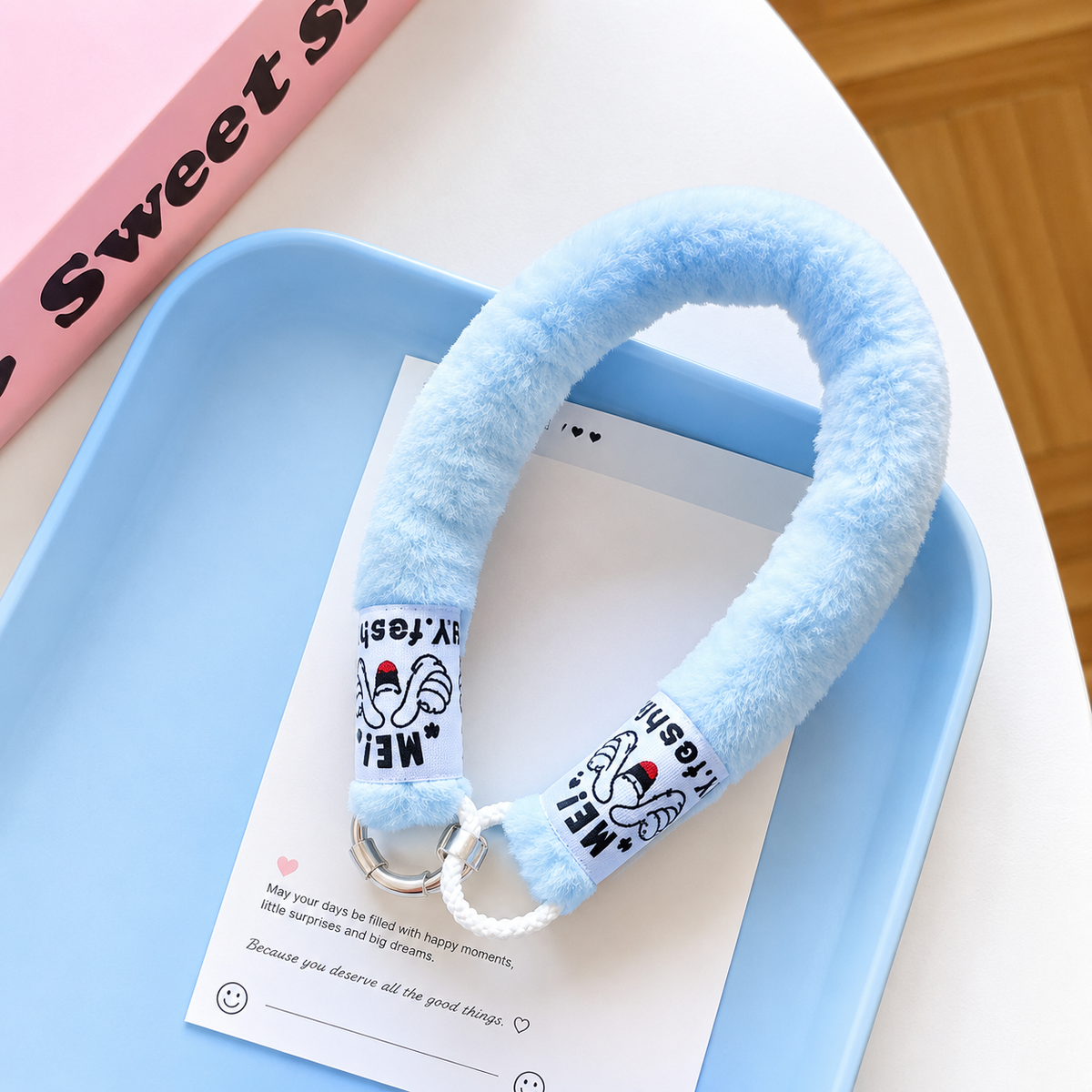 Fluffy Plush Wrist Strap | Cute Plush Hand Strap