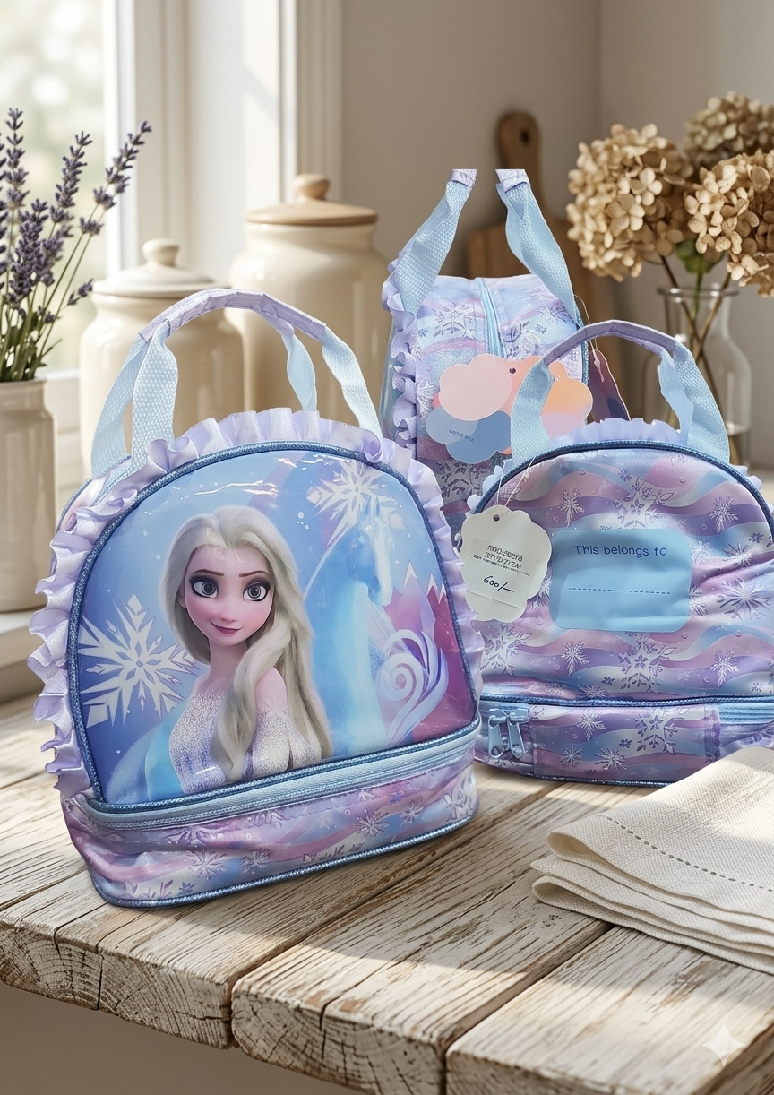 Elsa Dual Compartment Insulated  Lunch Bag.