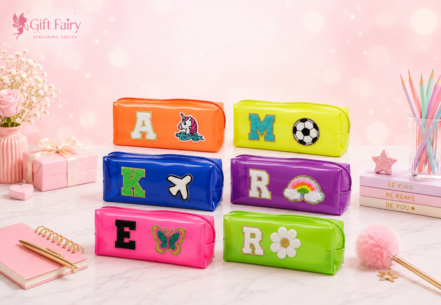 Customizable Neon Jelly Pencil Pouch | Personalized Return Favor | DIY Party Activity