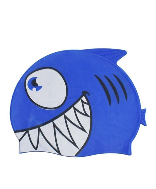 Silicone Shark Swimming Cap. [4-12 Years]