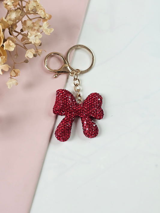 Chic Pinteresty Rhinestone Keychain & Bag Charm | Aesthetic Bag Accessory