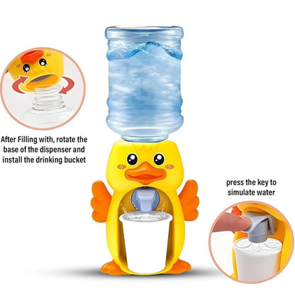 Duck Shaped Mini Water Dispenser for Kids.