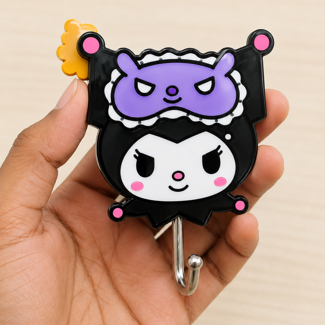 Cute Cartoon Wall Hook – Decorative Character Wall Hanger