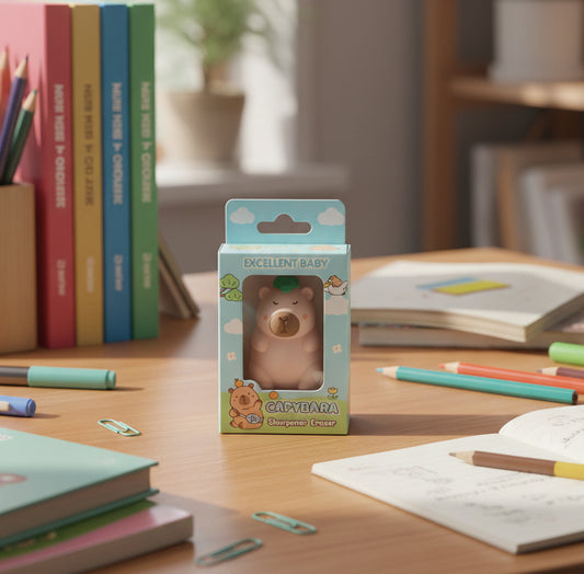 2 In 1 Character Sharpener Eraser.                                Dinosaur | Unicorn | Capybara| My Melody.