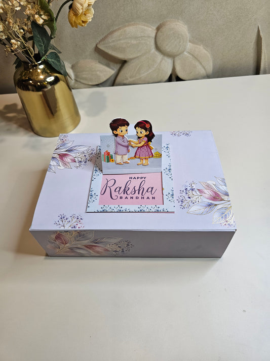 Premium Rakhi Hamper for Sister/Niece | Luxury Rakhi Gift Box.
