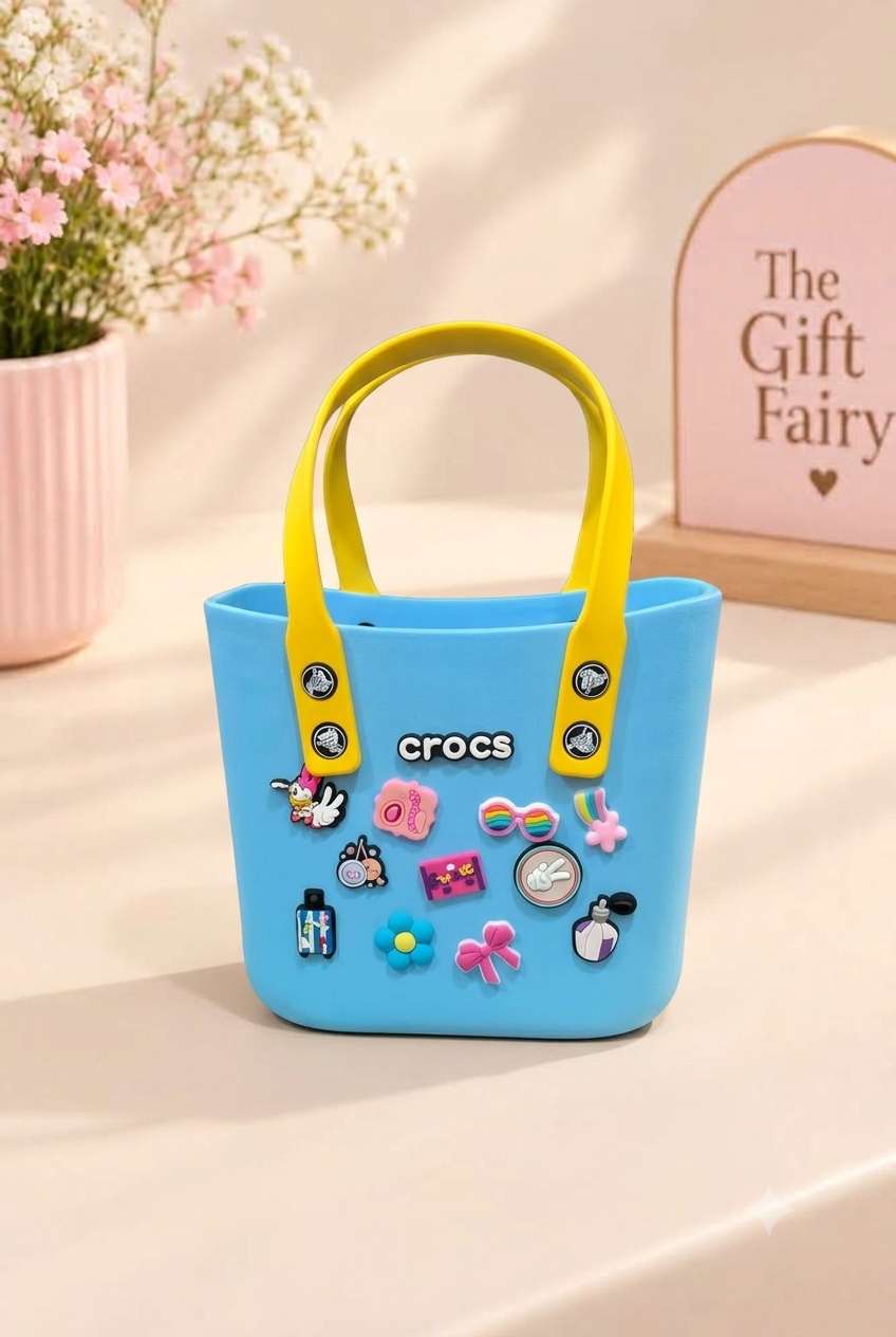 Crocs Charm Tote Bag – Cute & Trendy Everyday Tote.