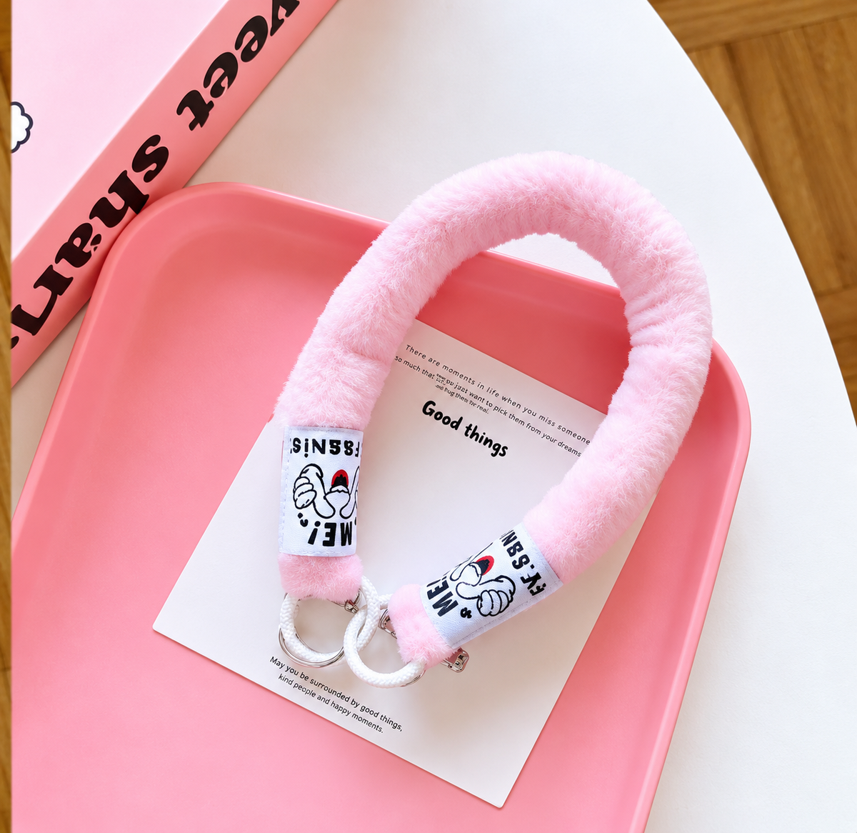 Fluffy Plush Wrist Strap | Cute Plush Hand Strap