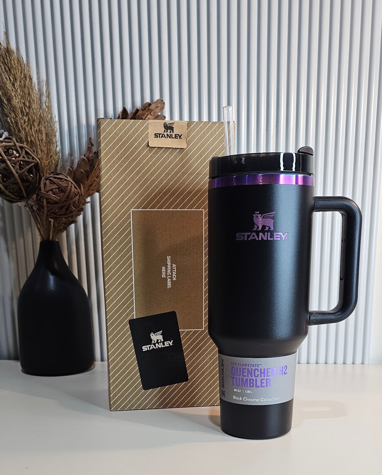 Stanley Black Chroma Collection | Quencher H2.0 FlowState™ Tumbler