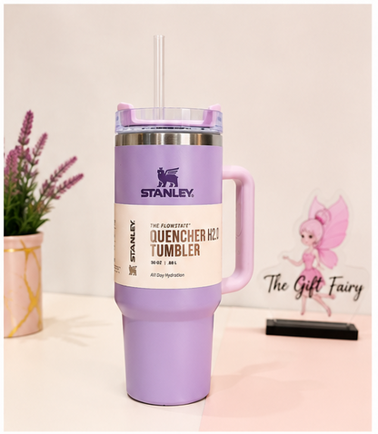 Stanley Quencher H2.0 FlowState™ Tumbler – Purple | 30oz (0.88L) | Side Handle & Straw 099G